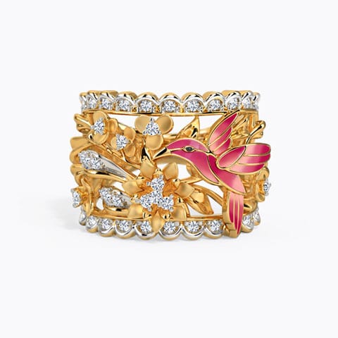 Wings of Magnificence Diamond Ring