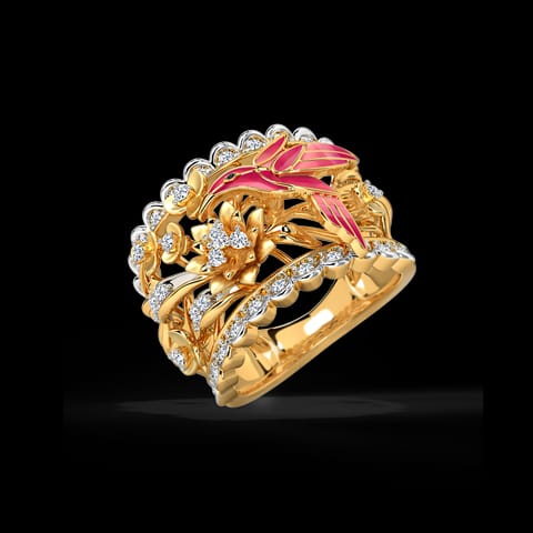 Wings of Magnificence Diamond Ring
