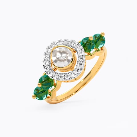 Emeria Polki Gemstone Ring
