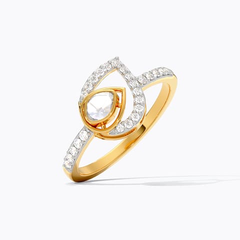 Piriform PolkiGemstone Ring Piriform PolkiGemstone Ring