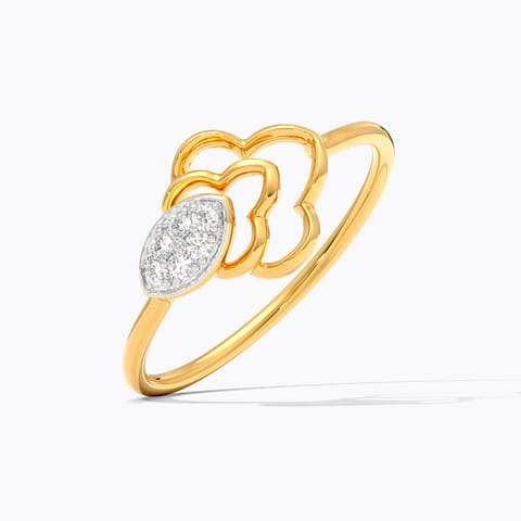 Dainty Scallop 9KT Diamond Ring Dainty Scallop 9KT Diamond Ring