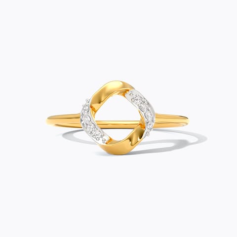 Cubical Twist 9KT Diamond Ring Cubical Twist 9KT Diamond Ring