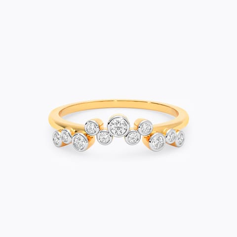 Radiant Trails 9KT Diamond Ring