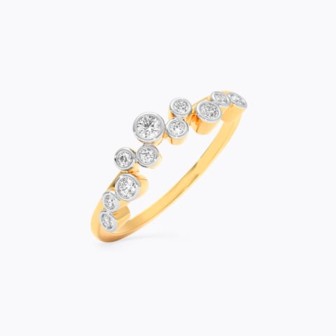 Radiant Trails 9KT Diamond Ring