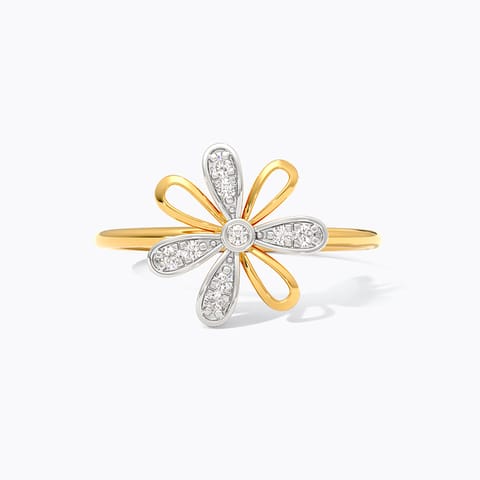 Blooming Brilliance 9KT Diamond Ring