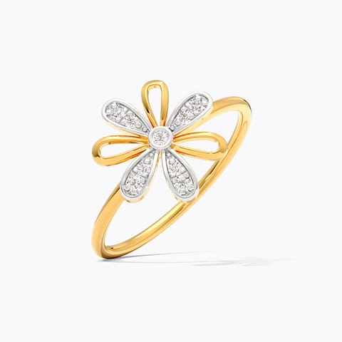 Blooming Brilliance 9KT Diamond Ring
