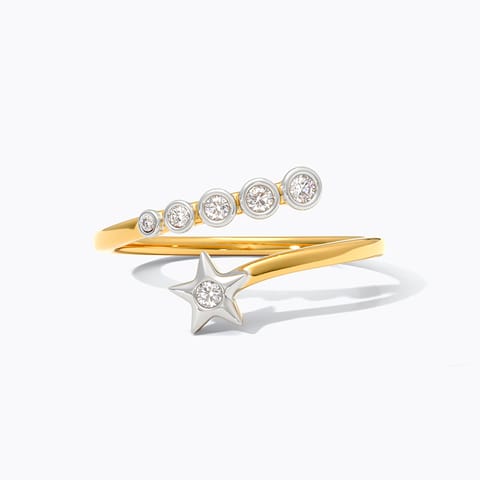 Shooting Star 9KT Diamond Ring