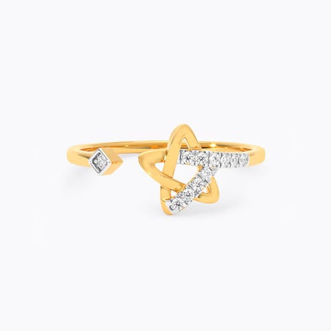 Shining Star 9KT Diamond Ring