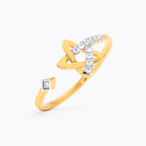 Shining Star 9KT Diamond Ring