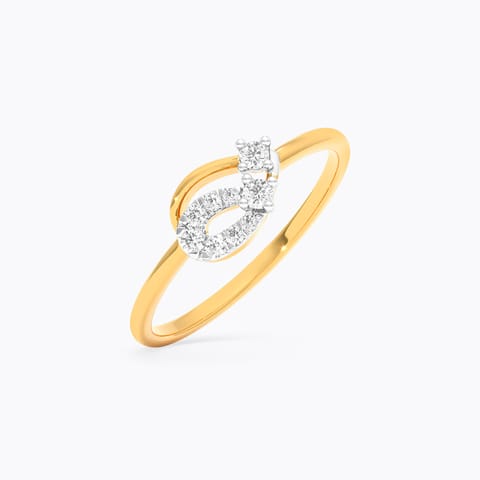 Minimal Spark 9KT Diamond Ring
