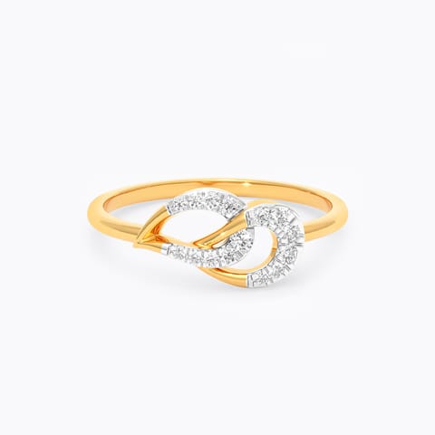 Intertwine Spark  9KT Diamond Ring
