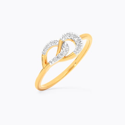 Intertwine Spark  9KT Diamond Ring