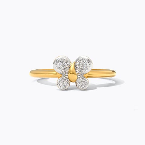 Lil Butterfly 9KT Diamond Ring