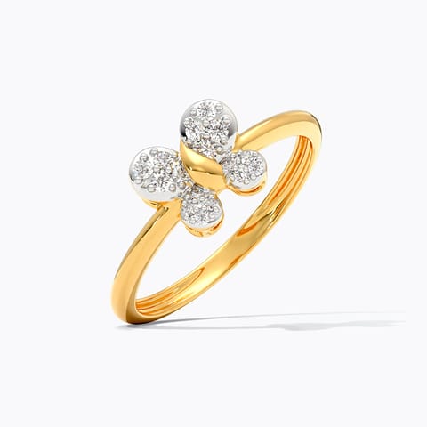 Lil Butterfly 9KT Diamond Ring