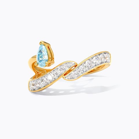 Blue Dawn Gemstone Open Ring