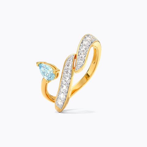 Blue Dawn Gemstone Open Ring