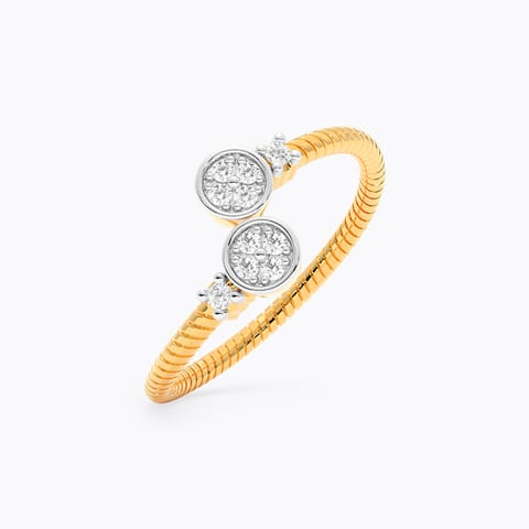 Shining Loop Diamond Ring