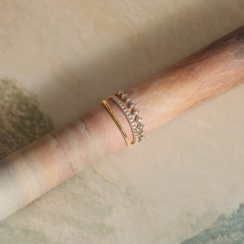 Multi Styling Stria Diamond Ring