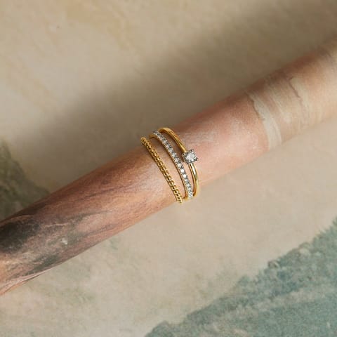 Multi Styling Virgule Diamond Ring