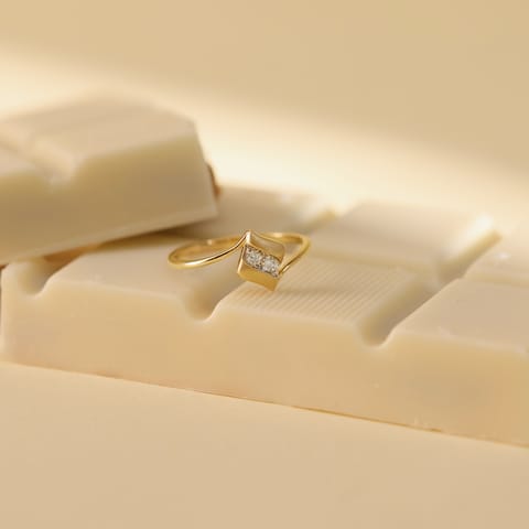 Tiny Kite Diamond Ring