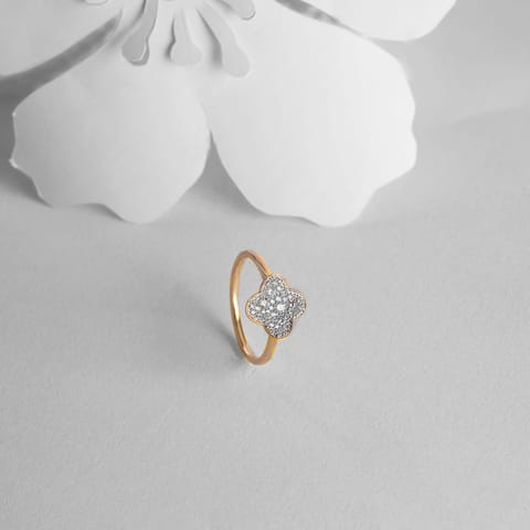 Clustered Bloom Diamond Ring
