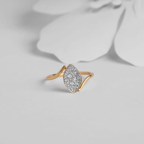 Clustered Orb Diamond Ring
