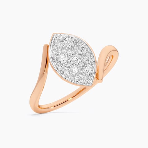 Clustered Orb Diamond Ring