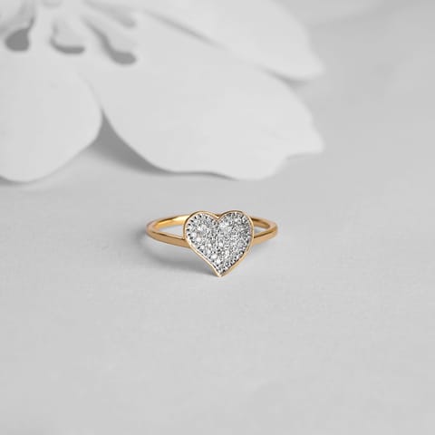 Clustered Arcade Diamond Ring