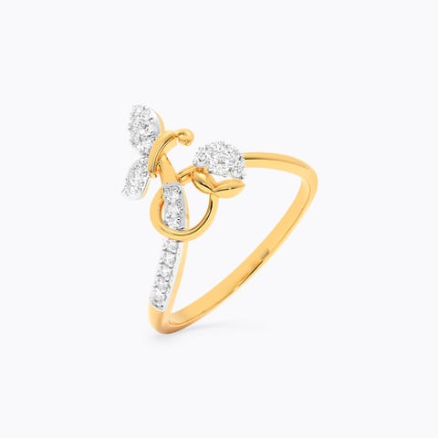 Blooming Beam Diamond Ring