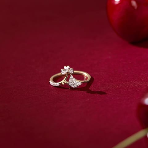 Floral Flutter Diamond Ring Floral Flutter Diamond Ring