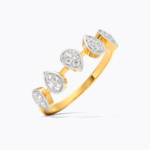 Eternity Pear Diamond Ring