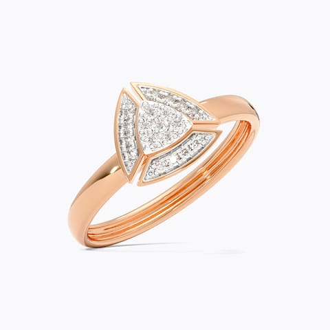 Twinkling Triangle Diamond Ring Twinkling Triangle Diamond Ring