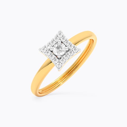 Classic Square Diamond Ring
