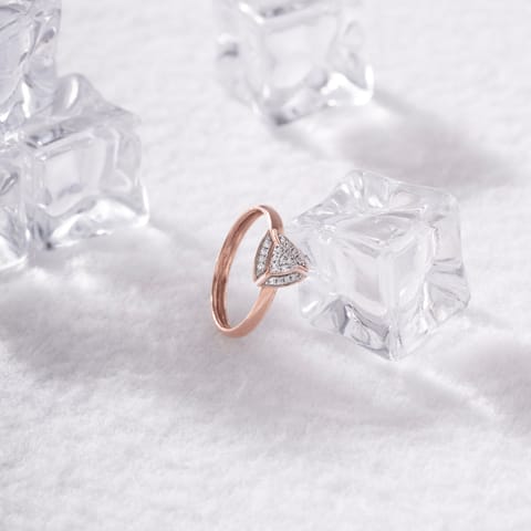 Triangle Diamond Ring