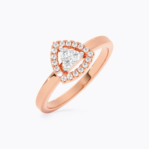 Triangle Diamond Ring