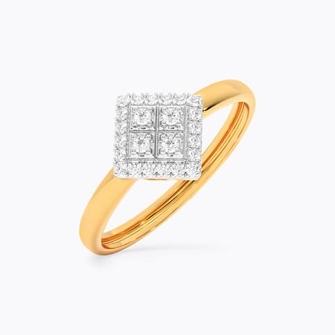 Tiny Square Diamond Ring