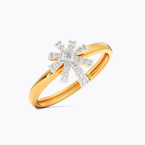 Subtle Rays Diamond Ring