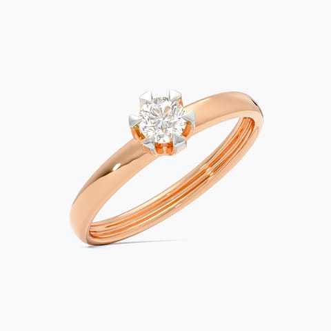 Single Stone Spark Diamond Ring