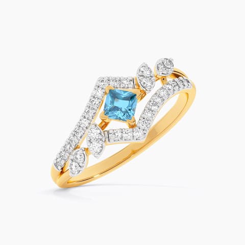 Azure Fusion Gemstone Ring