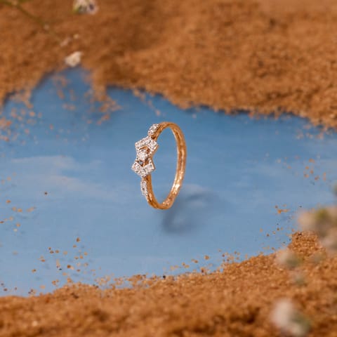 Radiant Reflects Diamond Ring