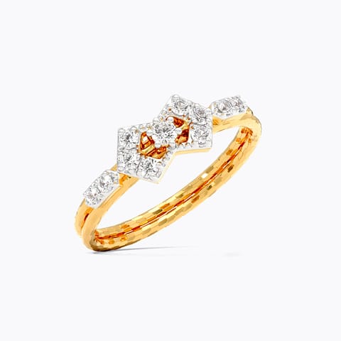 Radiant Reflects Diamond Ring