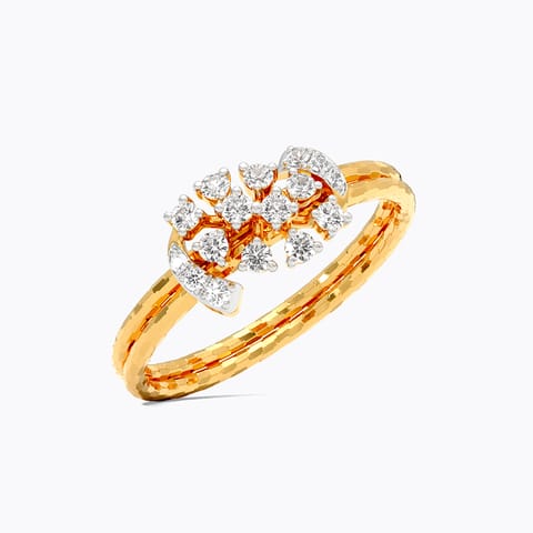 Swirl Radiance Diamond Ring
