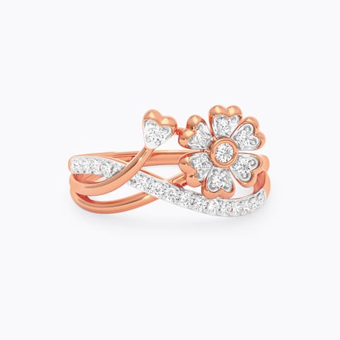 Rosette Diamond Ring Rosette Diamond Ring