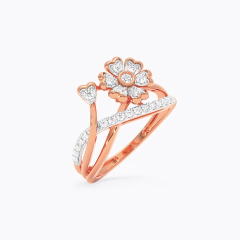 Rosette Diamond Ring Rosette Diamond Ring