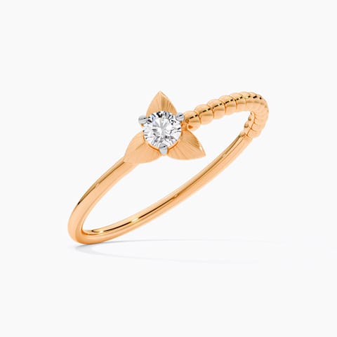 Tiny Triangle Diamond Ring
