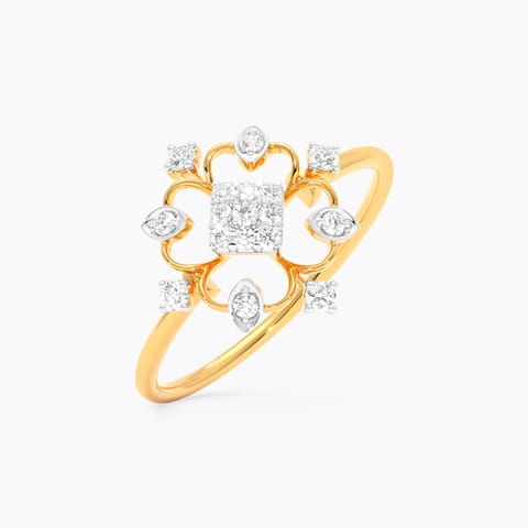 Radiant Groove Diamond Ring Radiant Groove Diamond Ring