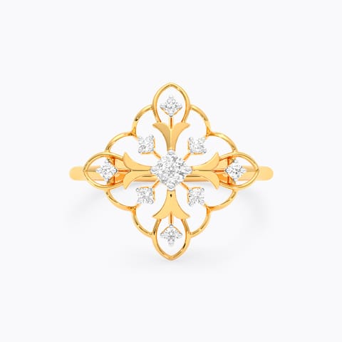 Vintage Glam Diamond Ring