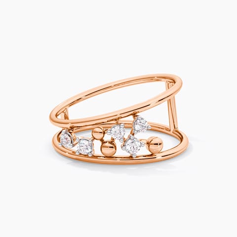 Sassy Stacked Diamond Ring