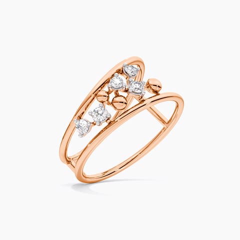 Sassy Stacked Diamond Ring