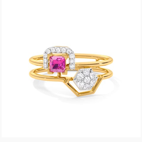 Dazzling Pink Gemstone Ring Dazzling Pink Gemstone Ring